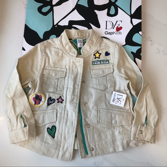 BNWT!  Diane Von Furstenberg DVF x Baby Gap size 4Y Girls Blazer with Bag - Picture 2 of 5